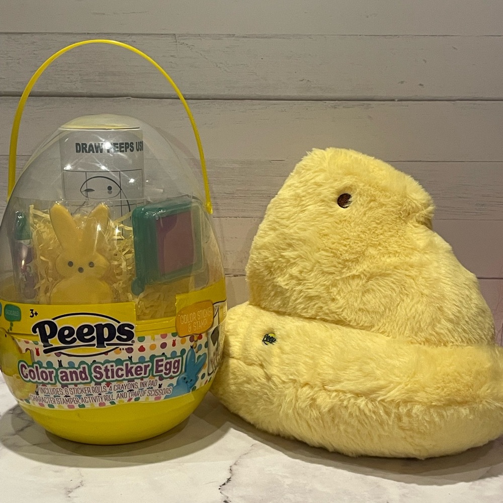 Peeps Egg & Plush Gift Set
